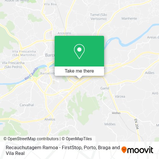 Recauchutagem Ramoa - FirstStop map