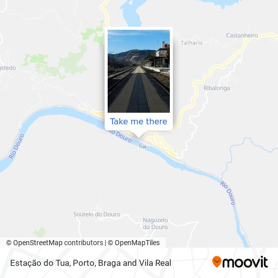 Estação do Tua map
