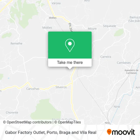 Gabor Factory Outlet map