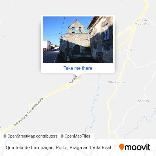 Quintela de Lampaças map