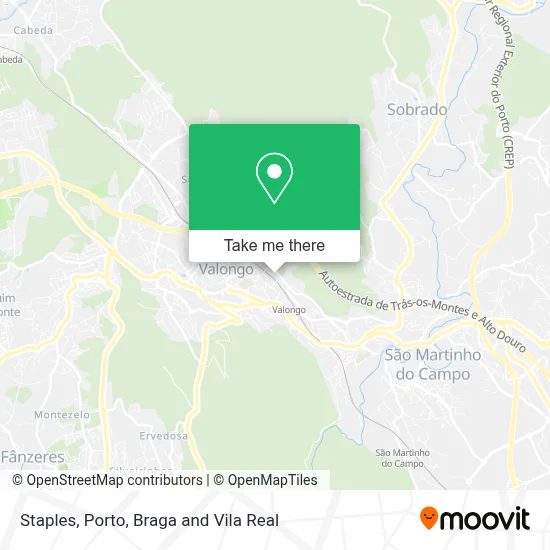 Staples map