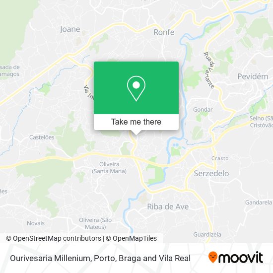 Ourivesaria Millenium mapa