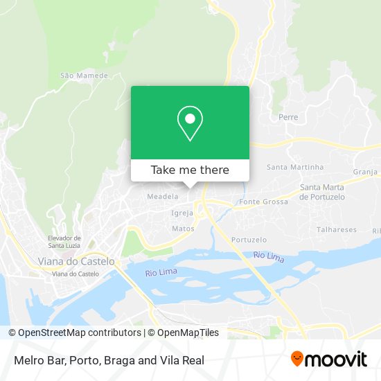 Melro Bar map