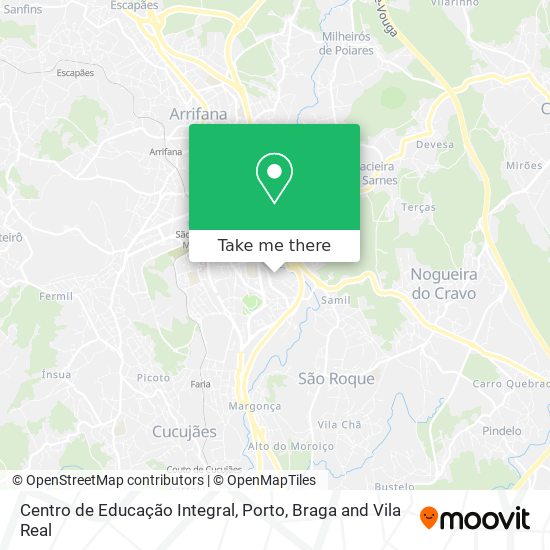 Centro de Educação Integral mapa