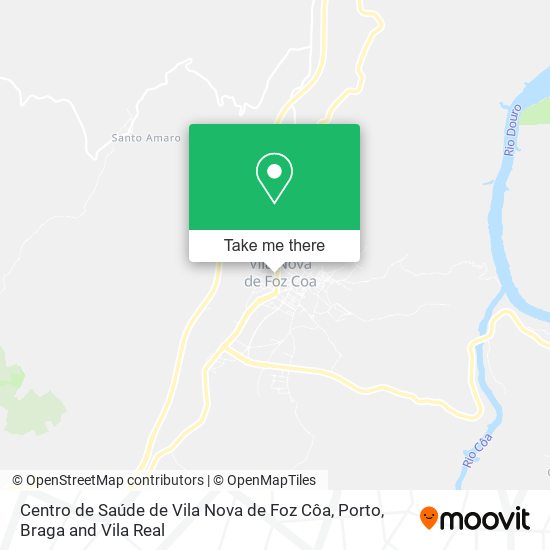 Centro de Saúde de Vila Nova de Foz Côa map