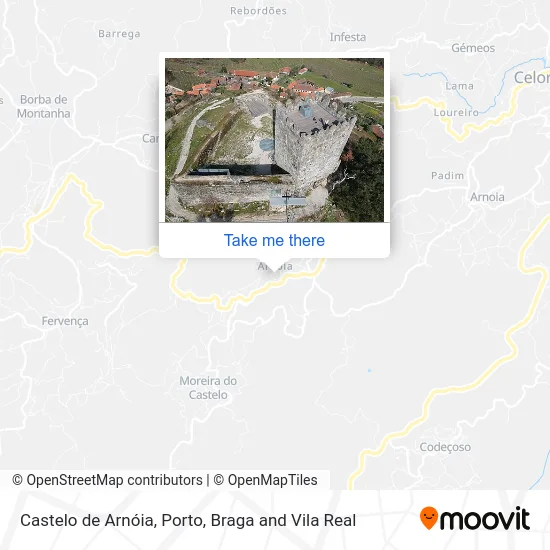 Castelo de Arnóia map