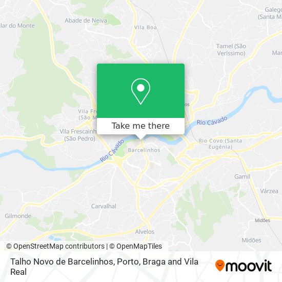 Talho Novo de Barcelinhos map