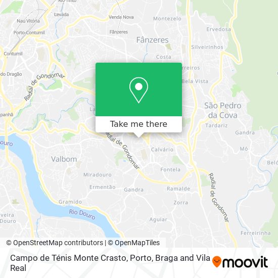 Campo de Ténis Monte Crasto map