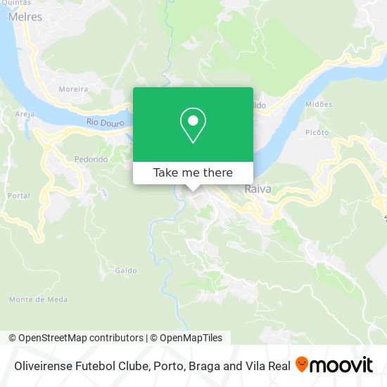 Oliveirense Futebol Clube mapa