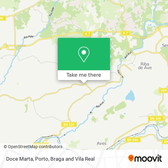 Doce Marta map