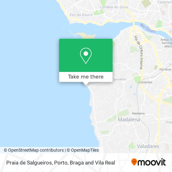 Praia de Salgueiros map
