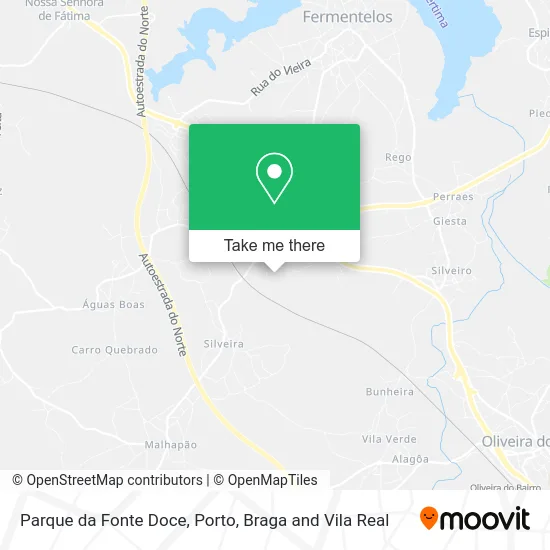 Parque da Fonte Doce map