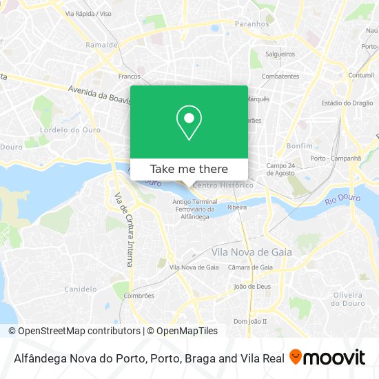 Alfândega Nova do Porto map