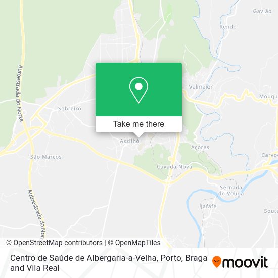 Centro de Saúde de Albergaria-a-Velha map