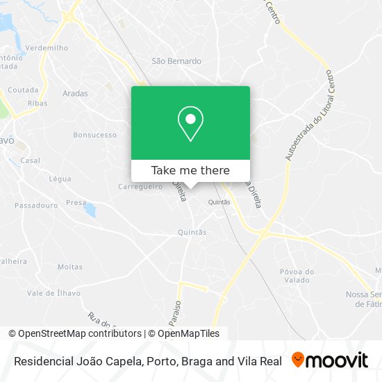 Residencial João Capela map