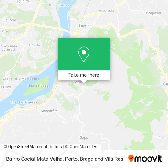 Bairro Social Mata Velha map