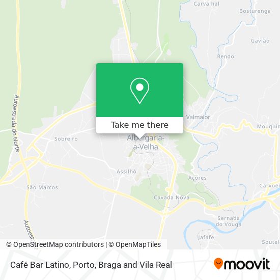 Café Bar Latino mapa