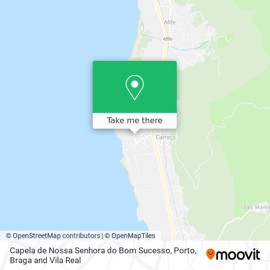 Capela de Nossa Senhora do Bom Sucesso mapa