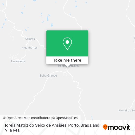 Igreja Matriz do Seixo de Ansiães map