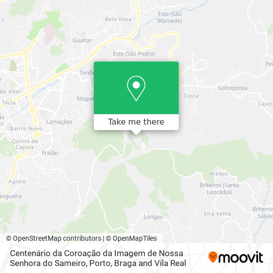 Centenário da Coroação da Imagem de Nossa Senhora do Sameiro map