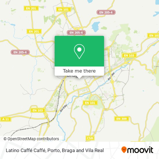 Latino Caffé Caffé map