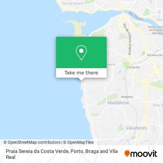 Praia Sereia da Costa Verde map