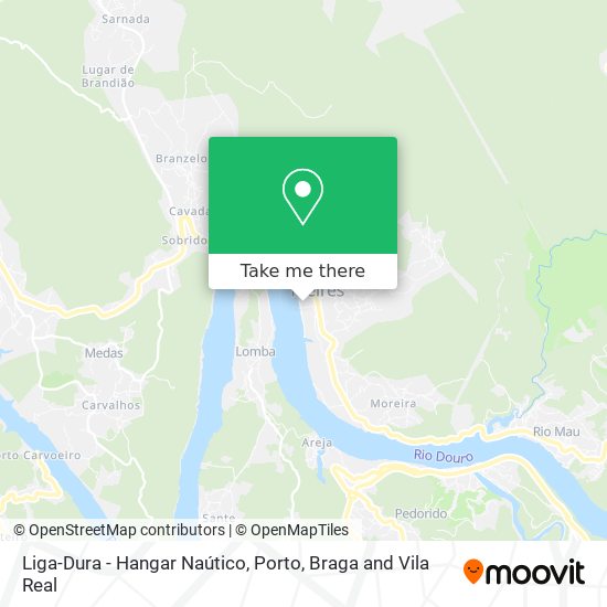 Liga-Dura - Hangar Naútico mapa