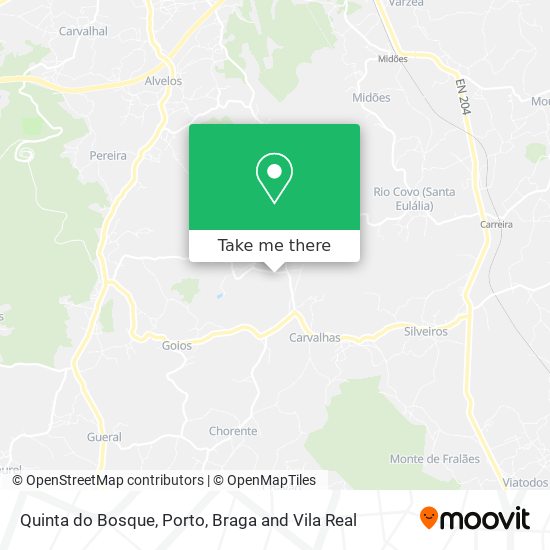 Quinta do Bosque mapa