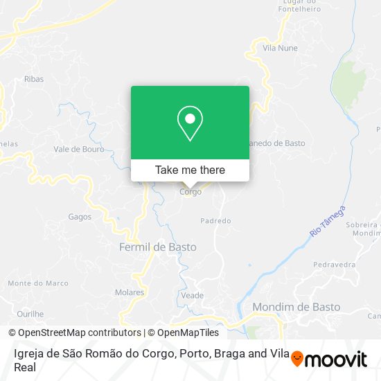 Igreja de São Romão do Corgo map