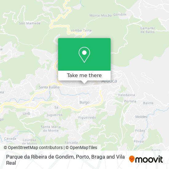Parque da Ribeira de Gondim map