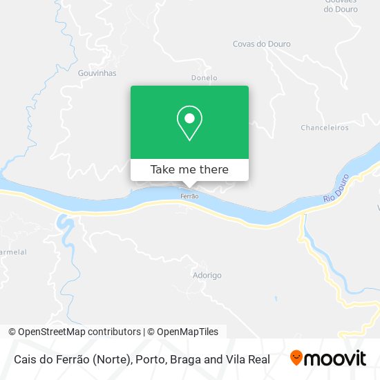 Cais do Ferrão (Norte) mapa