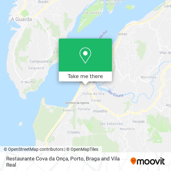 Restaurante Cova da Onça map