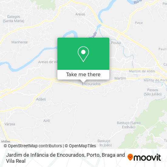 Jardim de Infância de Encourados map