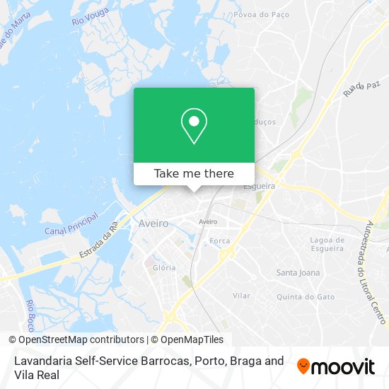 Lavandaria Self-Service Barrocas map