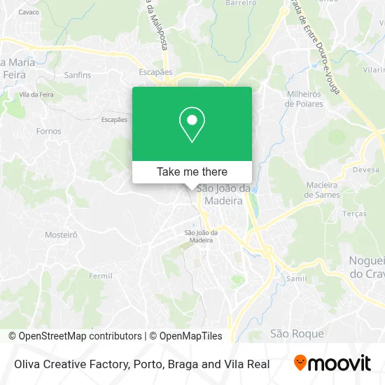 Oliva Creative Factory map