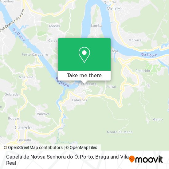 Capela de Nossa Senhora do Ó mapa