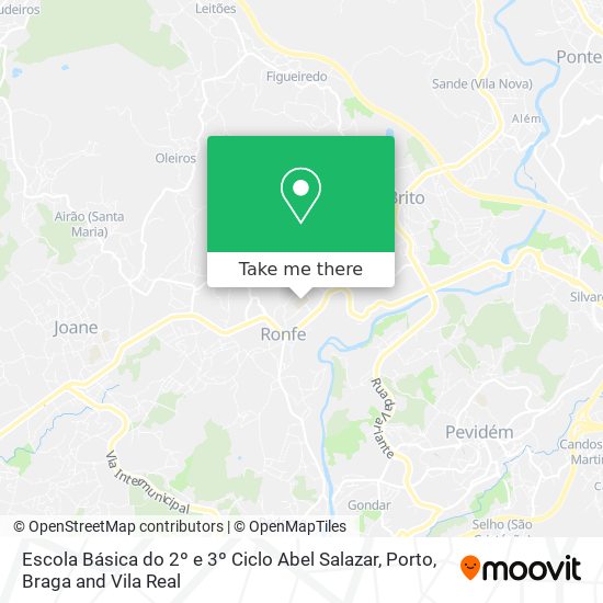Escola Básica do 2º e 3º Ciclo Abel Salazar map