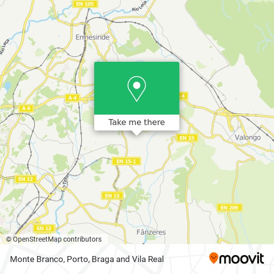 Monte Branco map