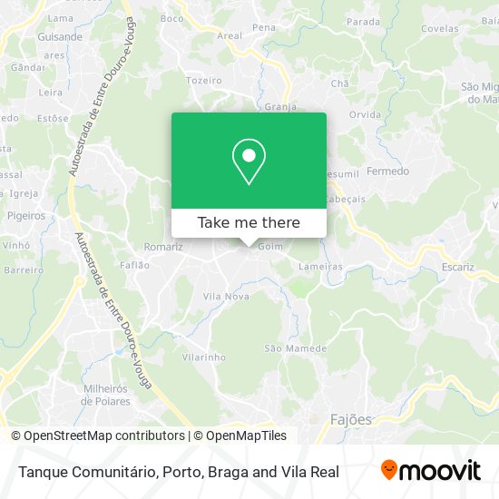Tanque Comunitário map