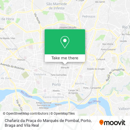 Chafariz da Praça do Marquês de Pombal map