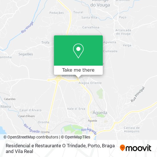 Residencial e Restaurante O Trindade map