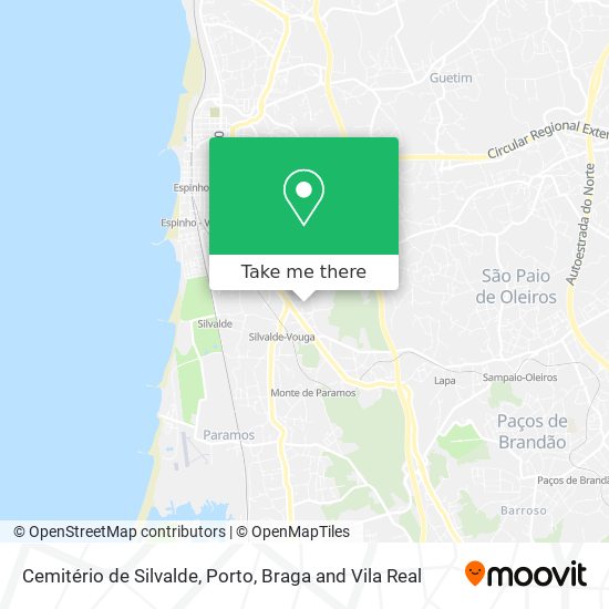 Cemitério de Silvalde map