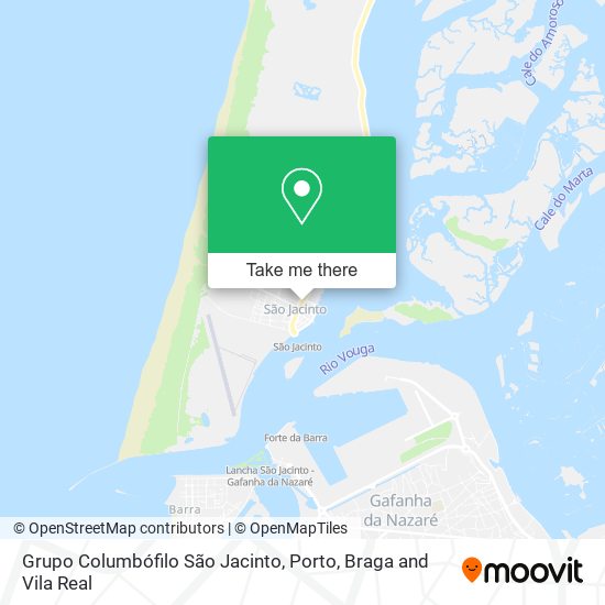 Grupo Columbófilo São Jacinto map