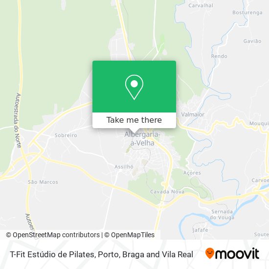 T-Fit Estúdio de Pilates map