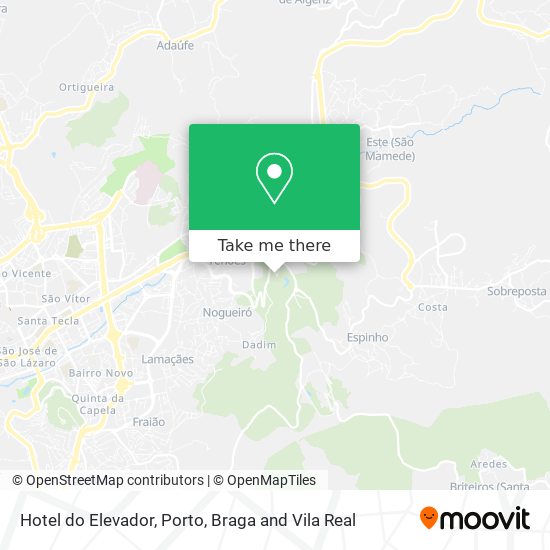 Hotel do Elevador map