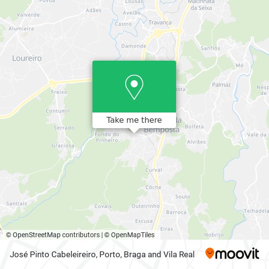 José Pinto Cabeleireiro map