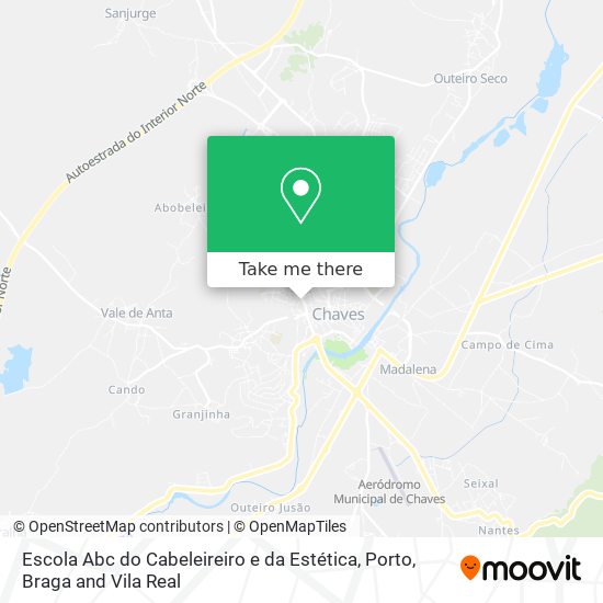 Escola Abc do Cabeleireiro e da Estética mapa