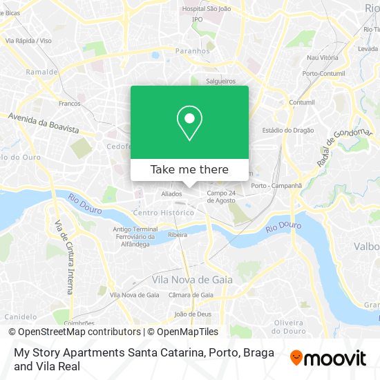 My Story Apartments Santa Catarina map