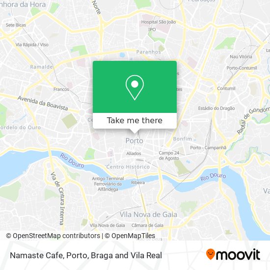Namaste Cafe map