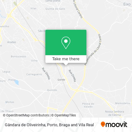 Gândara de Oliveirinha map